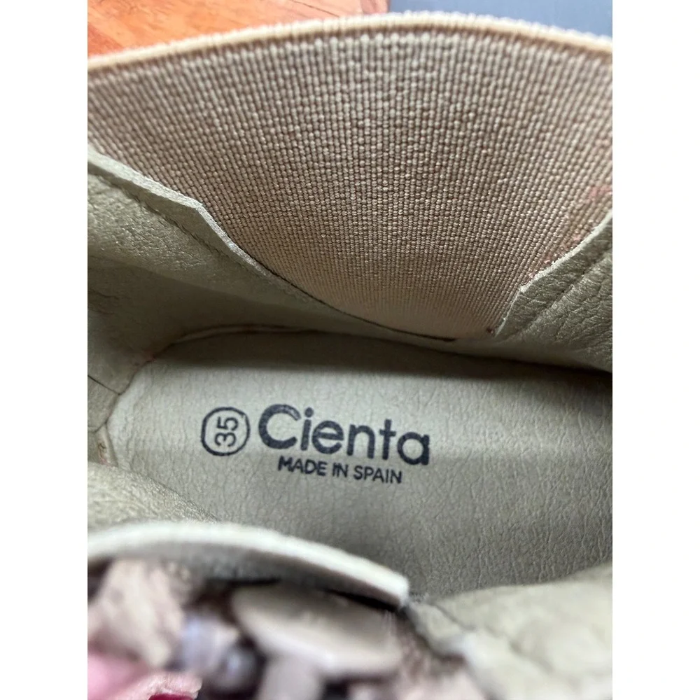 Cienta Chelsea Boots 35 little girls 3.5 Pink Suede Ankle Side Zip Made in Spain